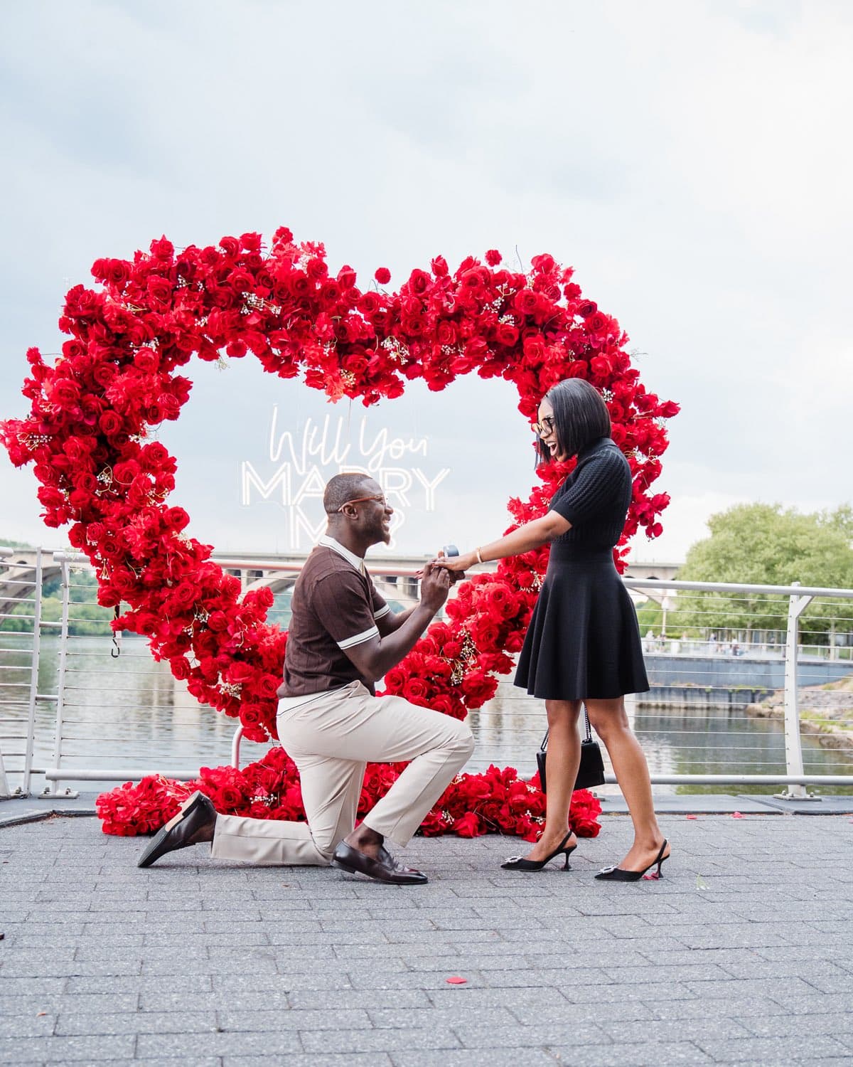 Patience and Milton engagement photo