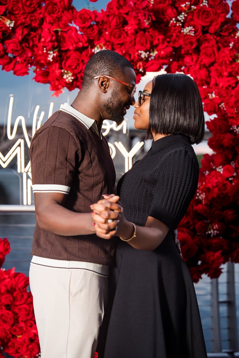 Patience and Milton engagement photo